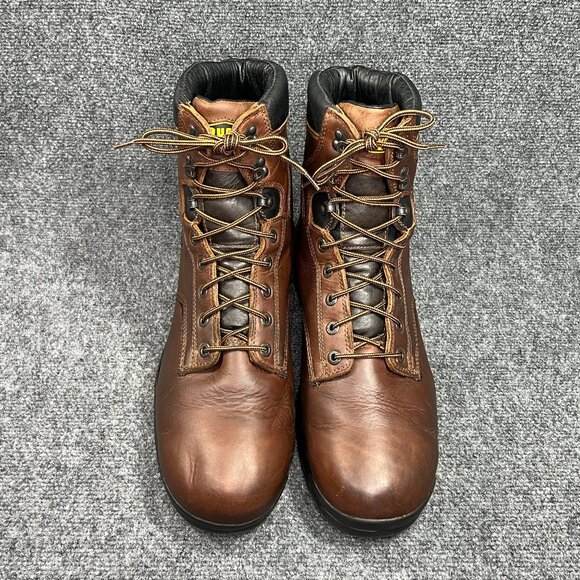 LaCrosse 8" Quad Comfort 4x8 Boots Men's 16 Brown Leather Waterproof Plain Toe - Picture 4 of 15